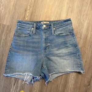 Madewell Womens 26 Curvy Perfect Vintage Jean Shorts